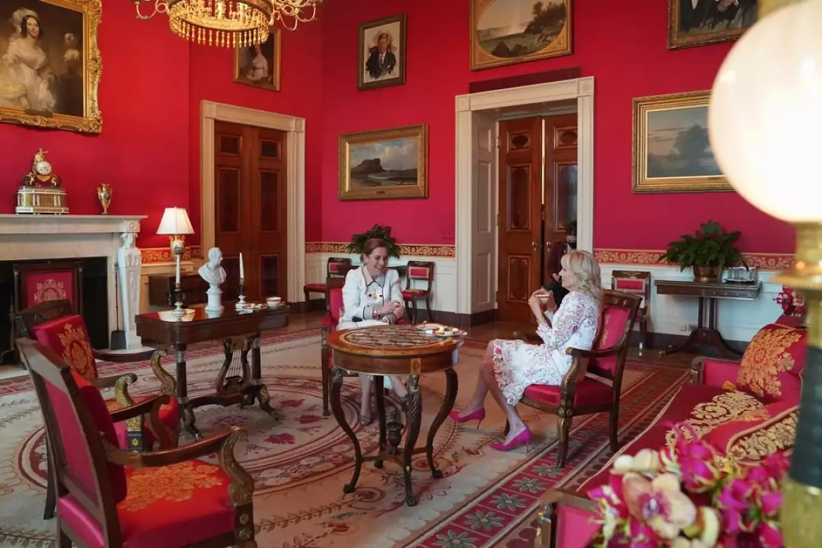 Beatriz Gutiérrez Müller y Jill Biden