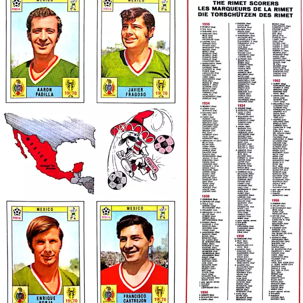 Panini Album México 1970