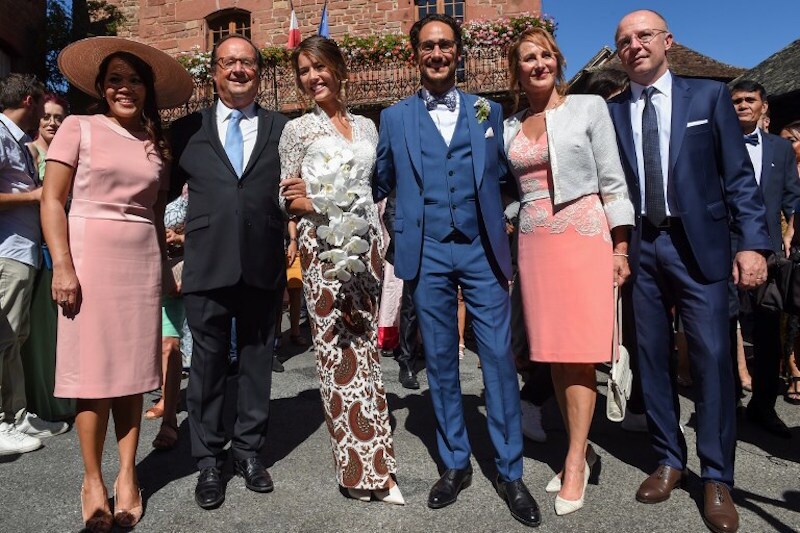 Novia se hace viral al romper tradición y llevar vestido estampado a su boda