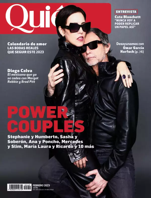 Stephanie Salas y Humberto Zurita en la Quién de febrero 2023.