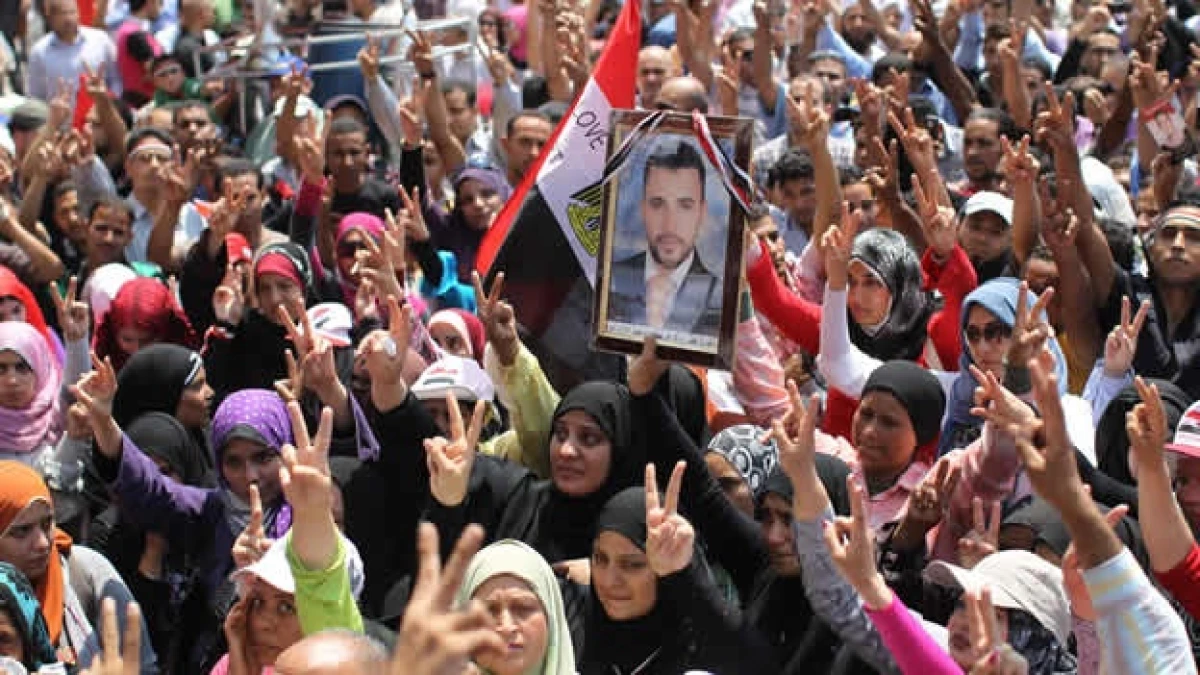 Egipto - plaza Tahrir - julio 2011