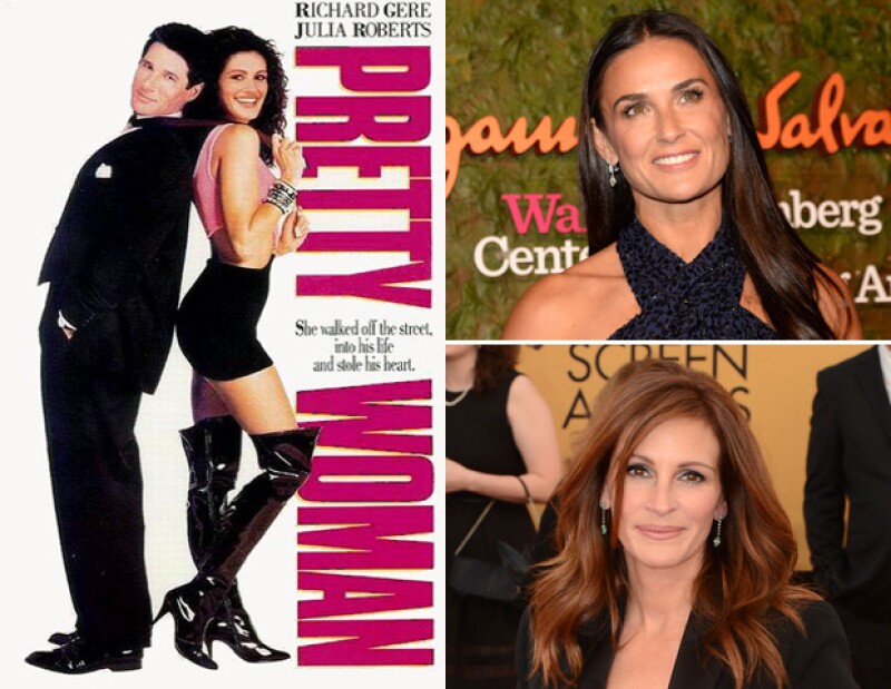Moore dejó pasar el icónico papel de Julia Roberts en Pretty Woman