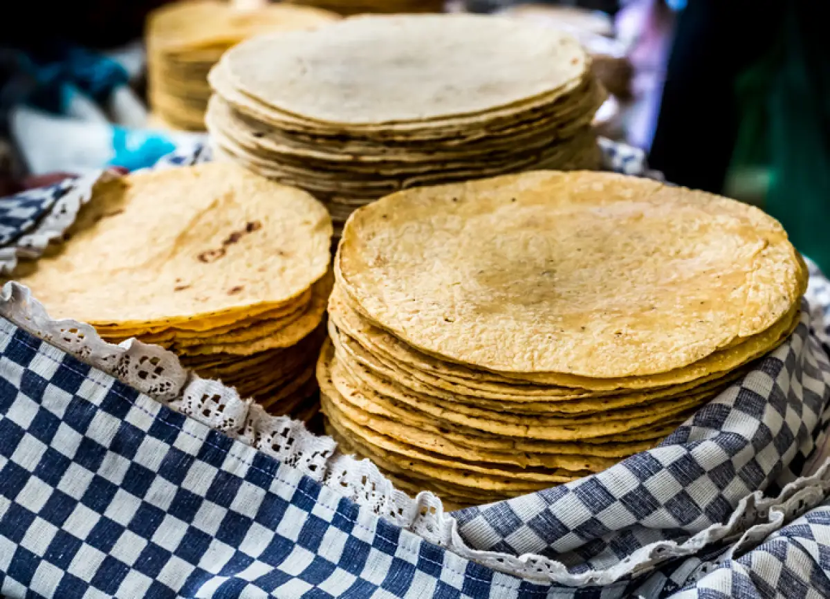 Tortilla Close-up