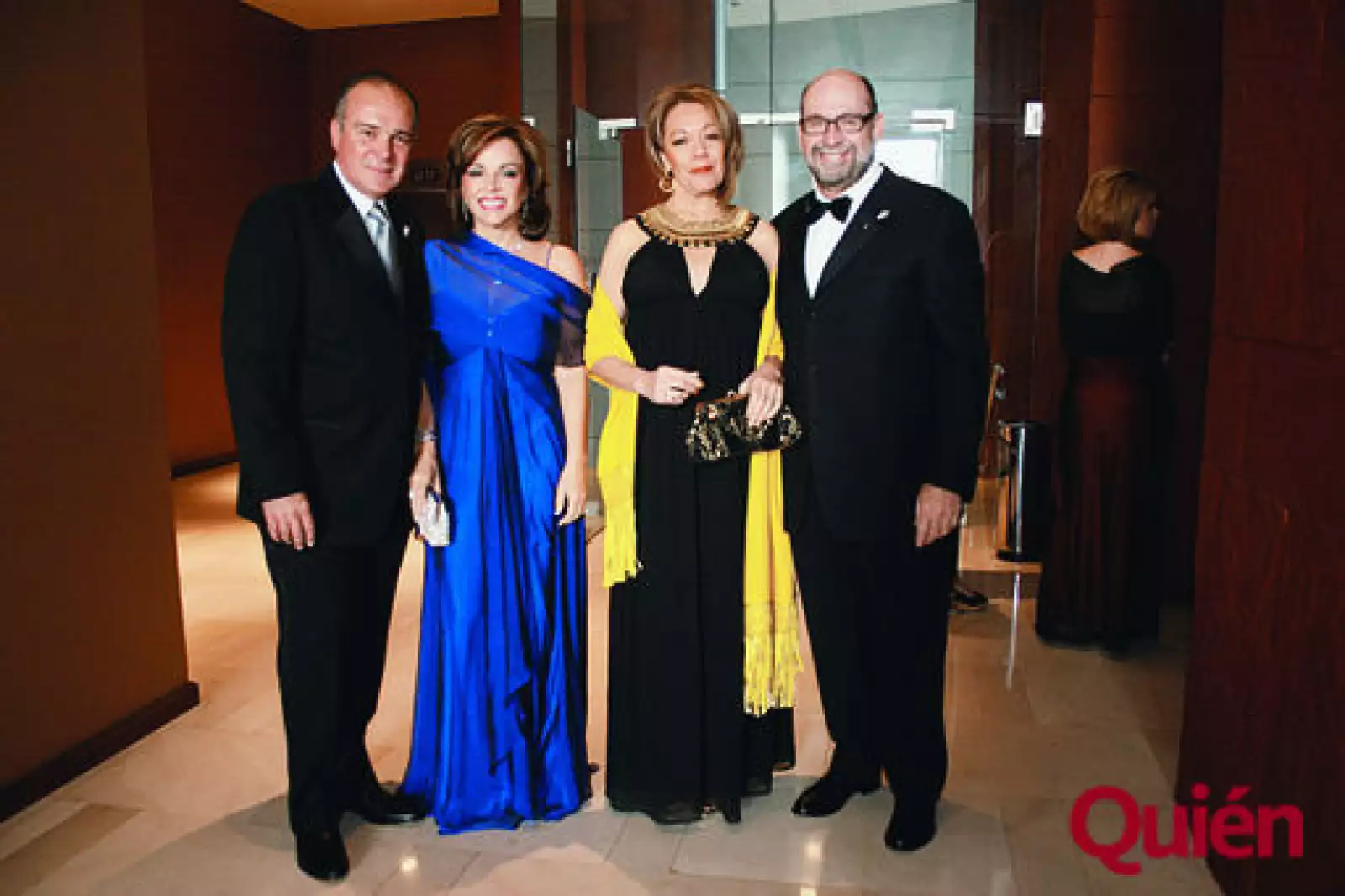 Plácido González, Claudia Sada de González, Gela de Guzmán, Gustavo Guzmán