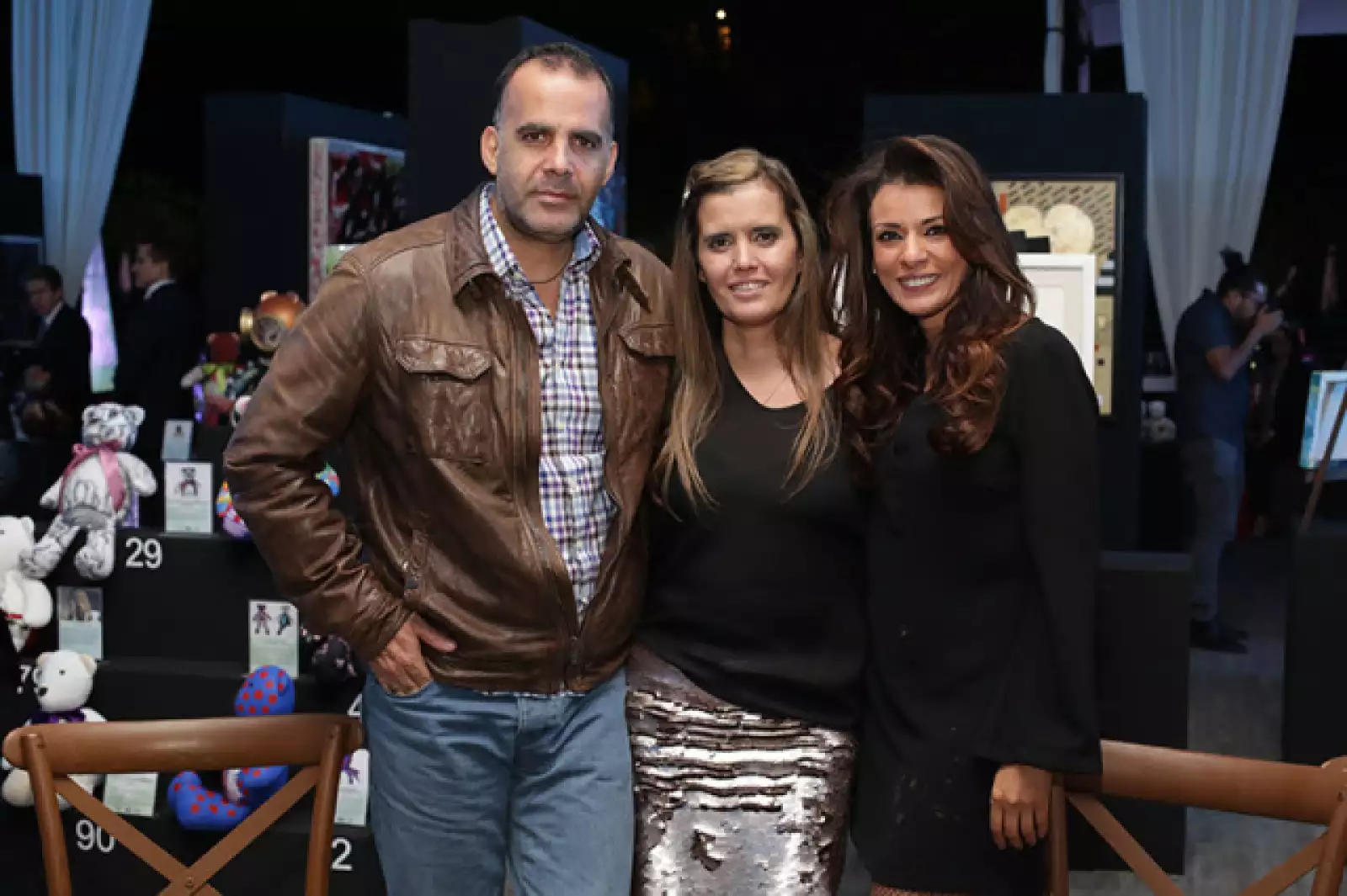 Mauricio Arouesty,Carla Arouesty y Ángeles Ibarra