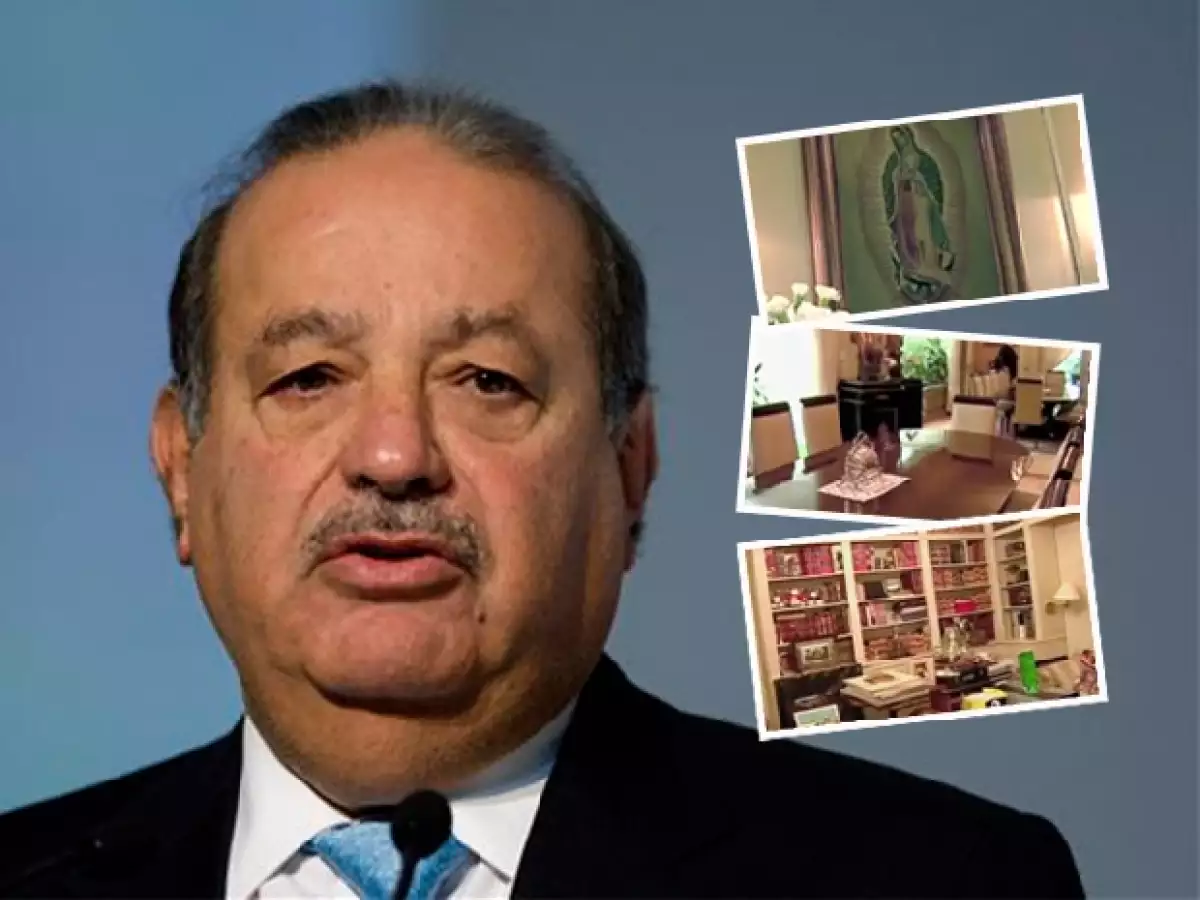 Fue al comunicador Larry King a quien el hombre más rico del mundo le mostró su residencia en México; ahí le aseguró que hacer dinero no es su meta.