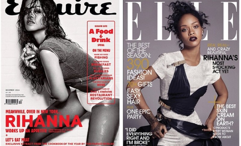 Rihanna es portada para la próxima edición de Elle USA y en diciembre será para Esquire UK.