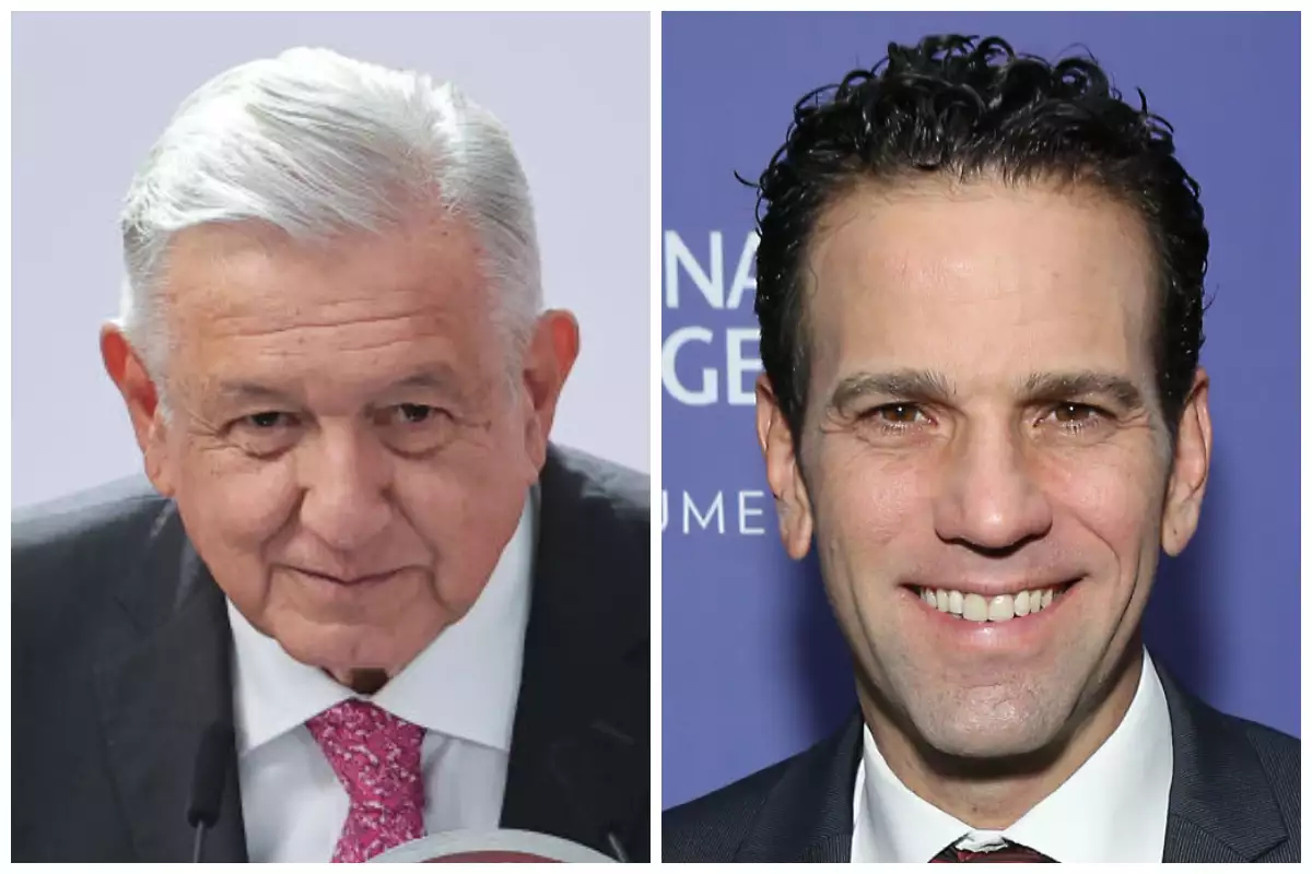 Andrés Manuel López Obrador y Carlos Loret de Mola 