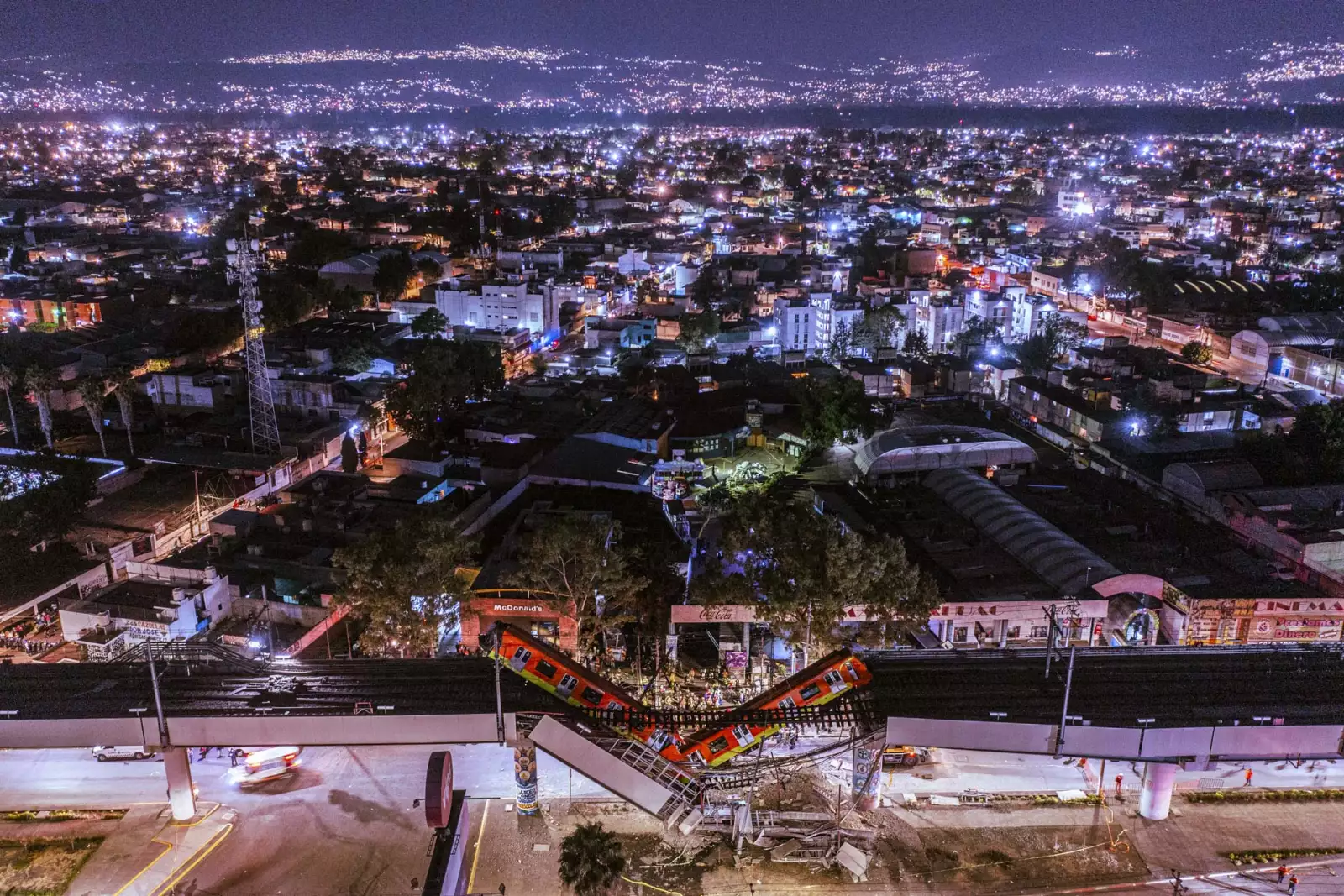 Metro Bridge Collapses in Mexico City