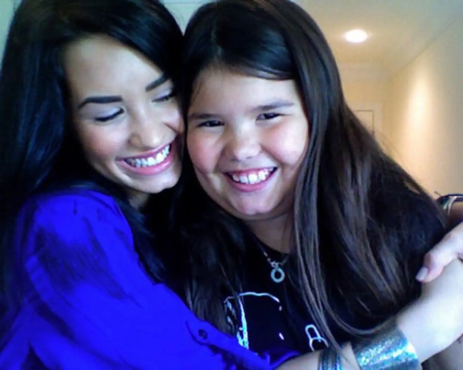 Demi Lovato subió esta foto y escribió: ‘es mi mundo´