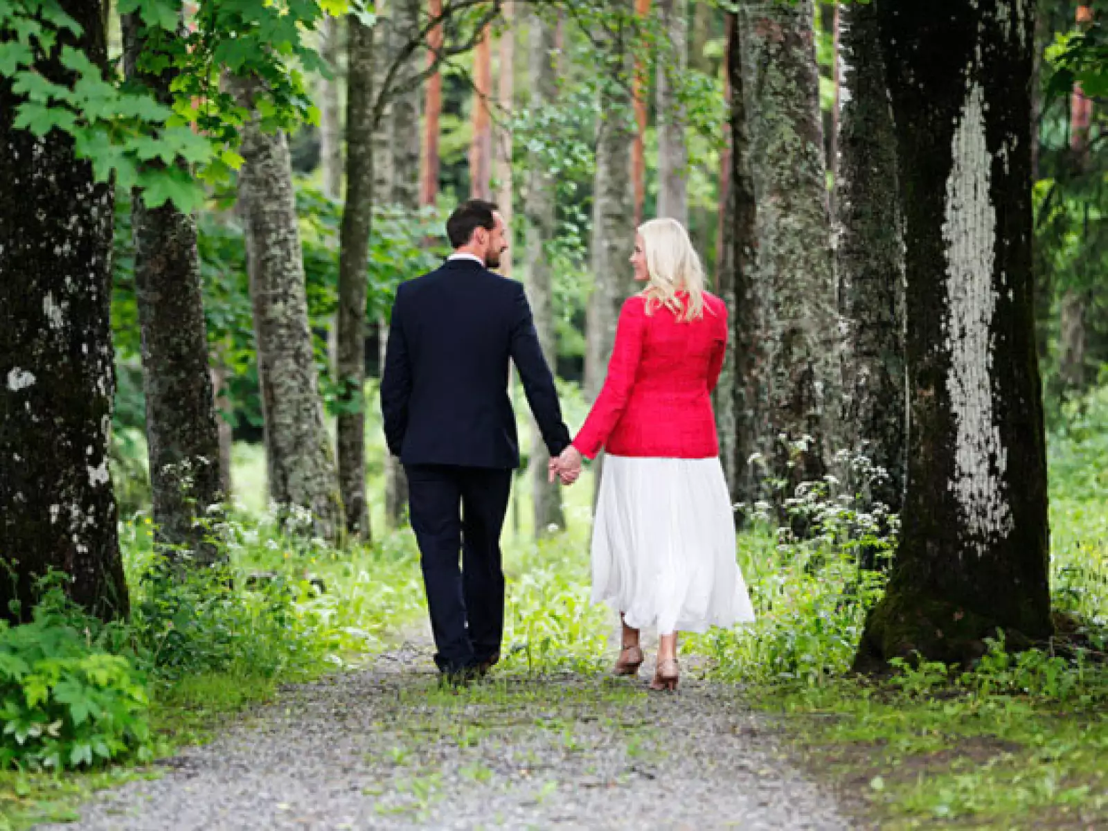 Haakon y Mette-Marit de Noruega.