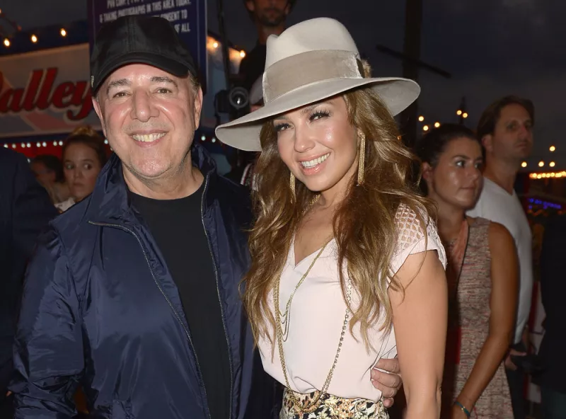 Tommy Mottola y Thalía