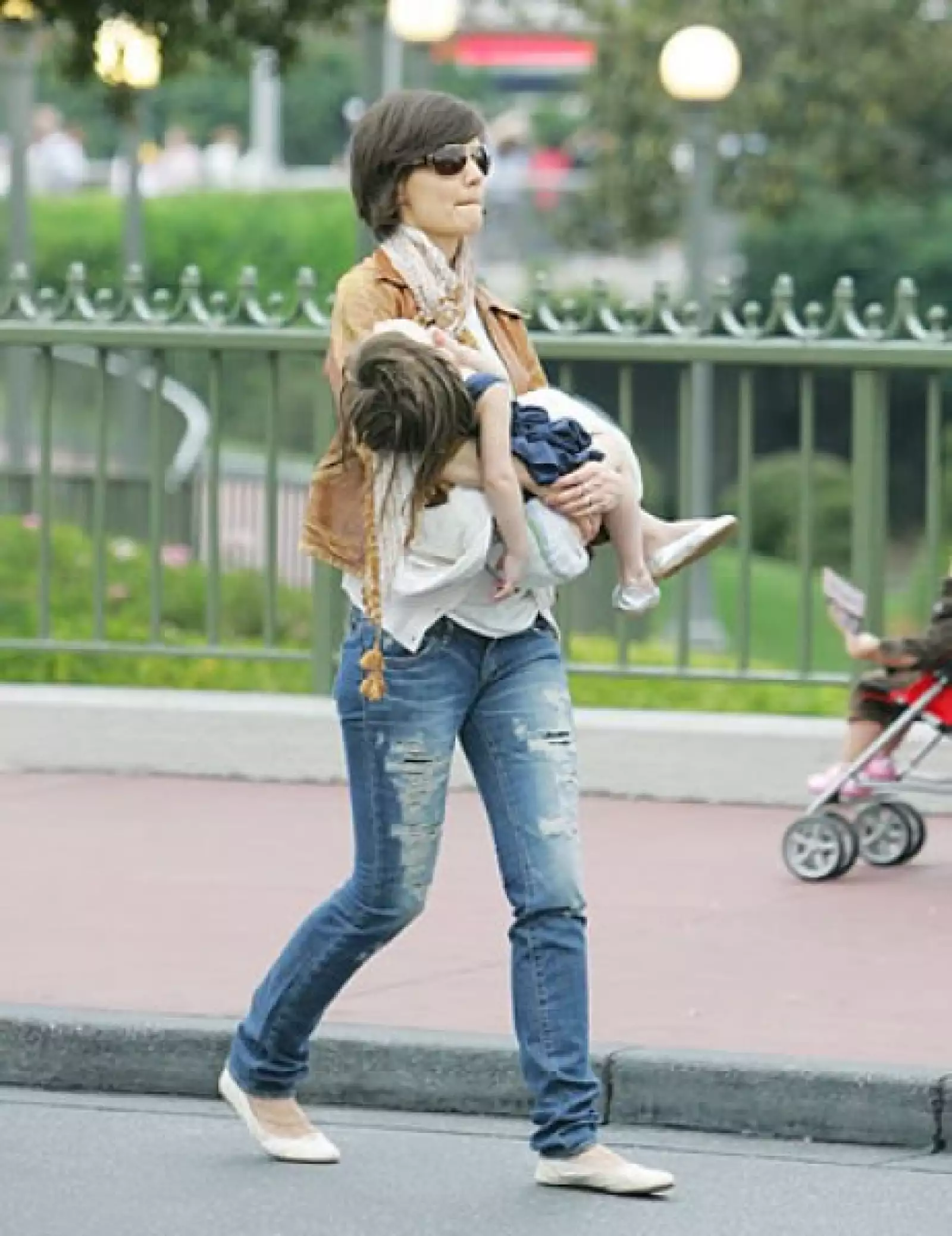 Recientemente, se vio a la familia Cruise en Rio de Janeiro pasando el día