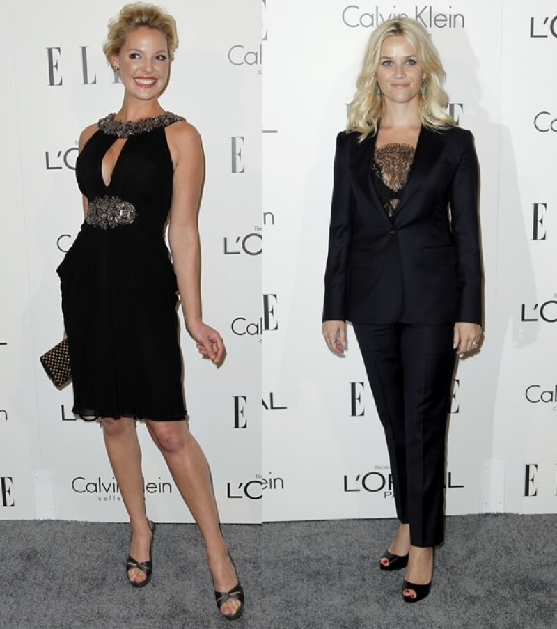 Katherine Heigl (izquierda), Reese Witherspoon (derecha)