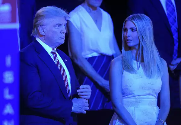 Donald e Ivanka Trump