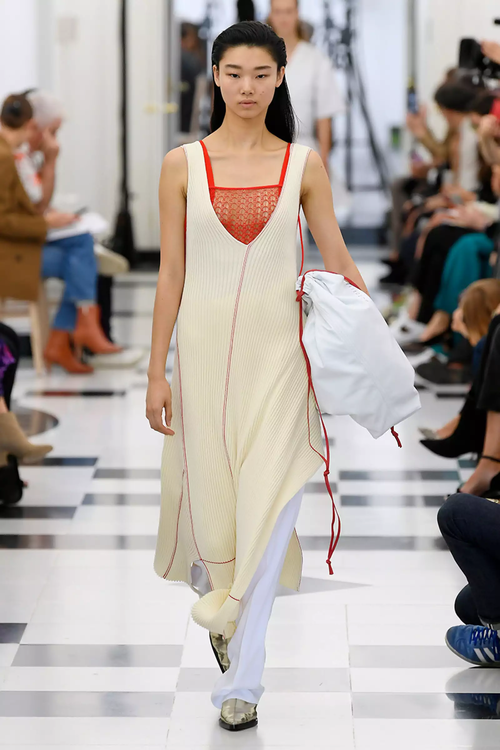 Victoria Beckham show, Runway, Spring Summer 2019, London Fashion Week, UK - 16 Sep 2018