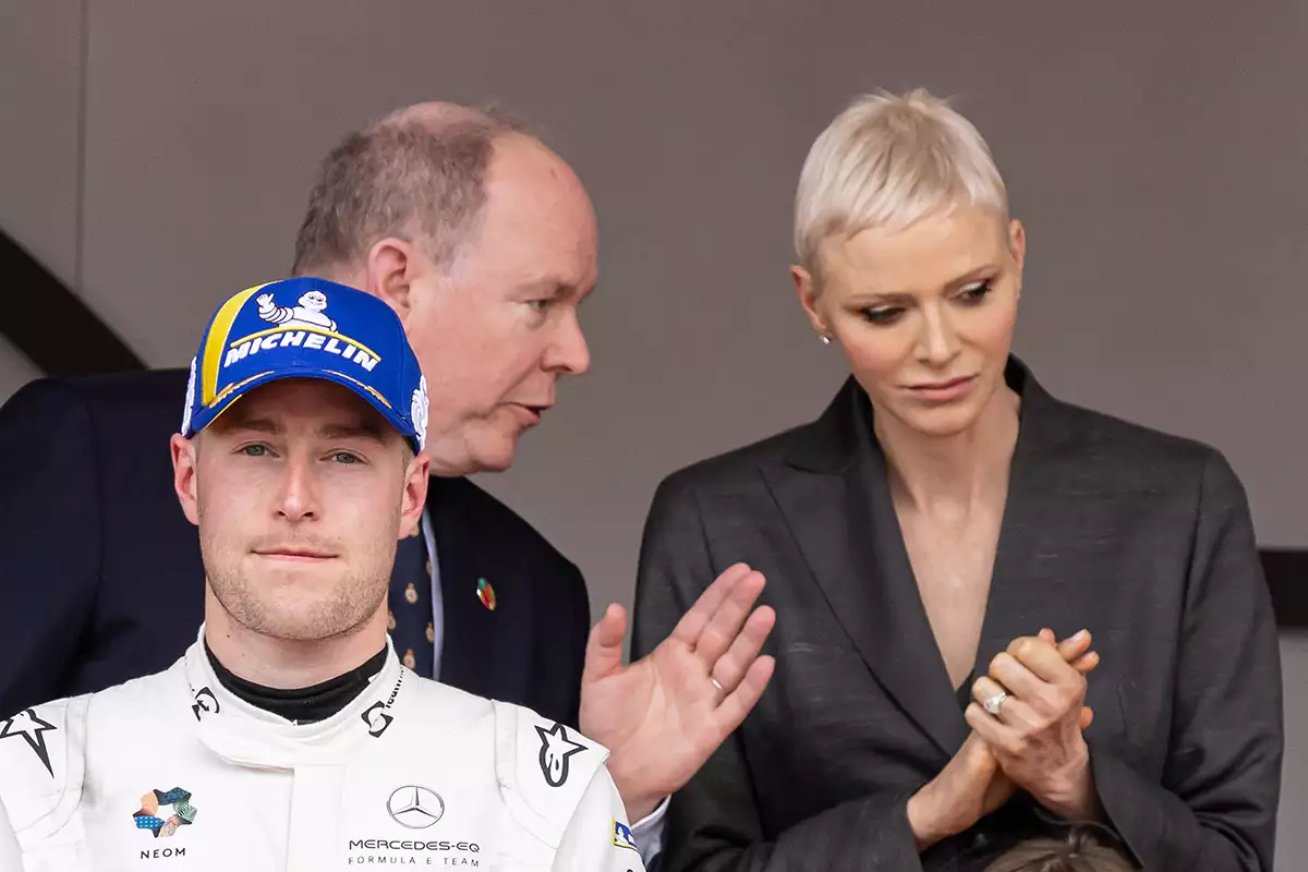 Princess Charlene and Prince Albert with their children at the E-Prix in Monaco - 30 Apr 2022