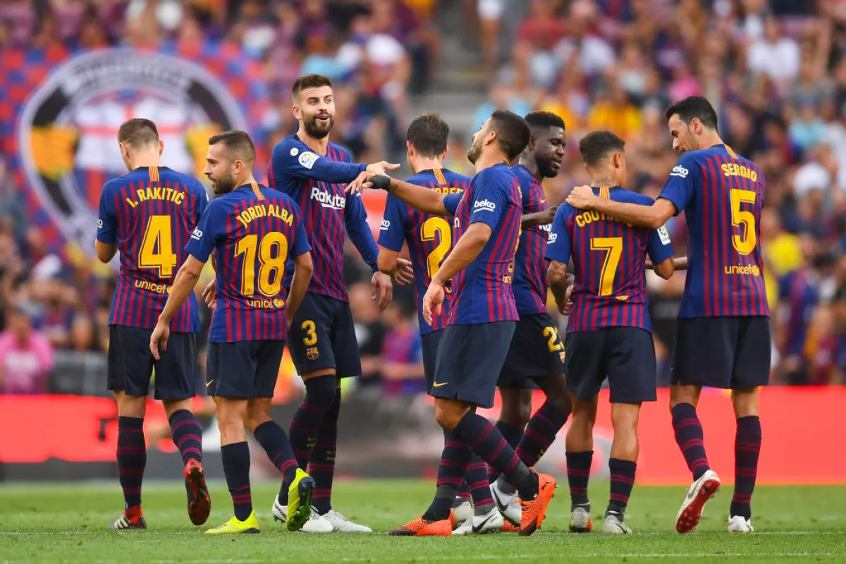 Barcelona Champions League contenders