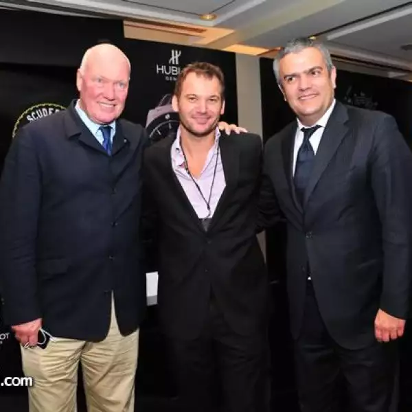 Jean Claude Biver,Marc Jouille y Ricardo Guadalupe