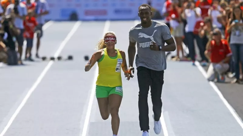 usain bolt terezinha guilhermina