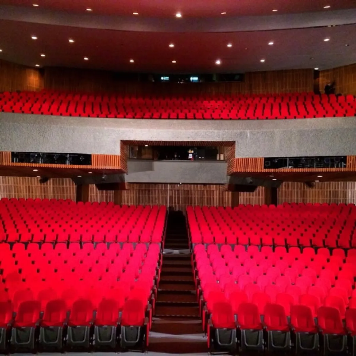 Ludwika compartiÃ³ una foto del teatro.