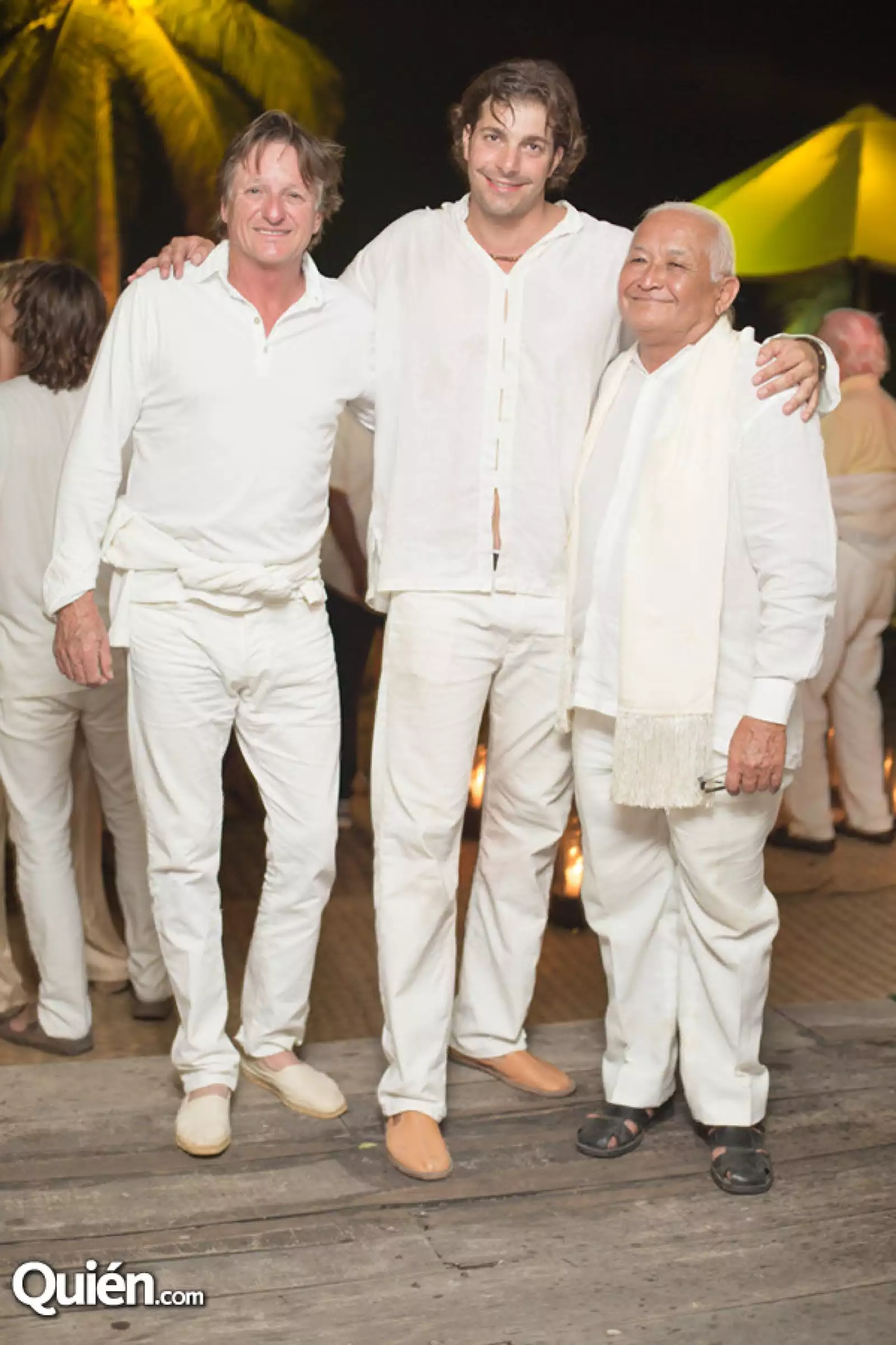 Giorgio Brignone, Cedric Schweri y Andrés Yang