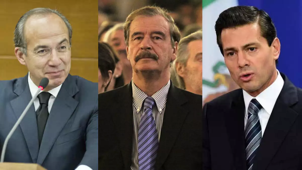 Los expresidentes panistas, Felipe Calderón y Vicente Fox han tenido opiniones contradictorias. Peña Nieto propone transitar de la prohibición a la prevención.