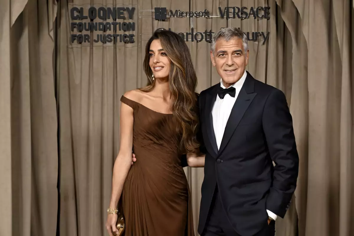 George Clooney y Amal 