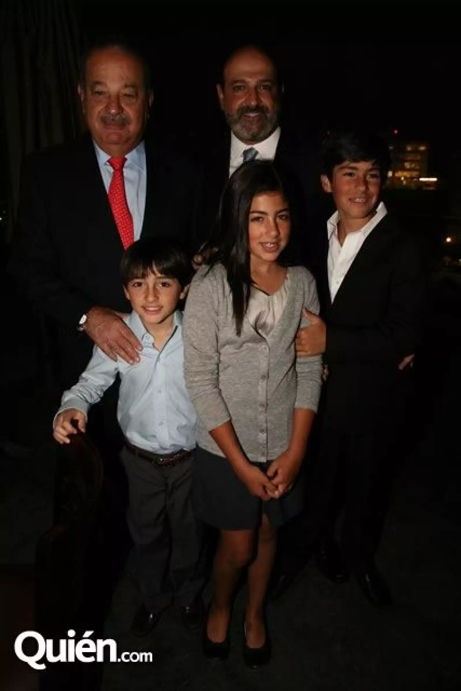 Carlos Slim,Michel Kuri,Santiago Kuri,Ana Paula Kuri,Michel Kuri
