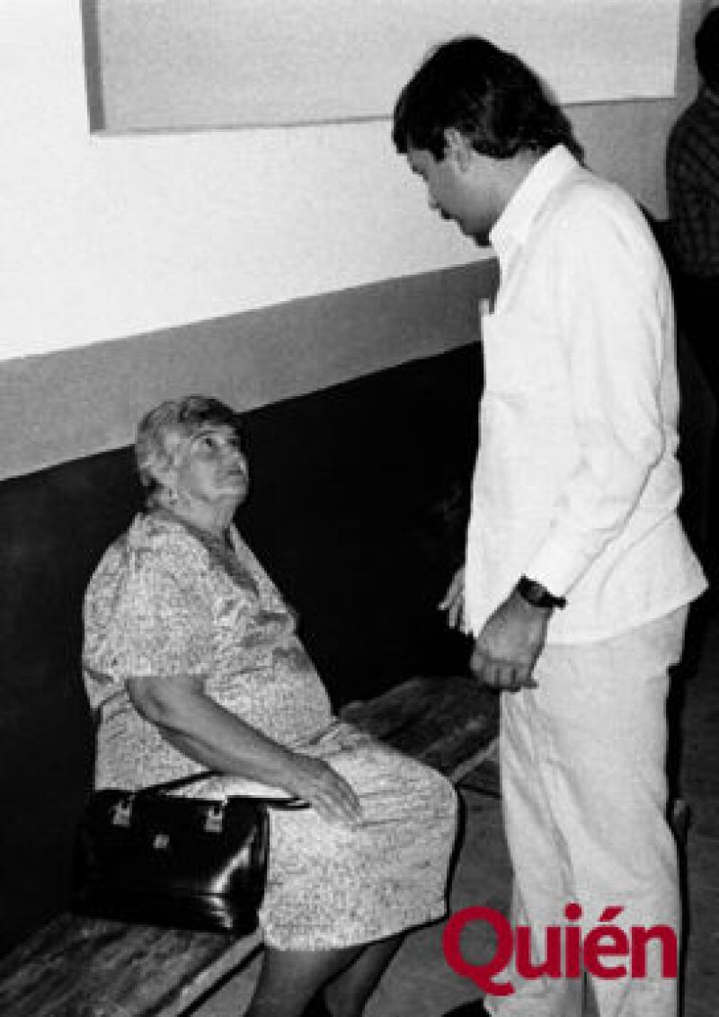 Andrés Manuel López Obrador, su mamá