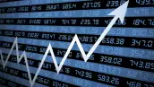 Abstract financial background