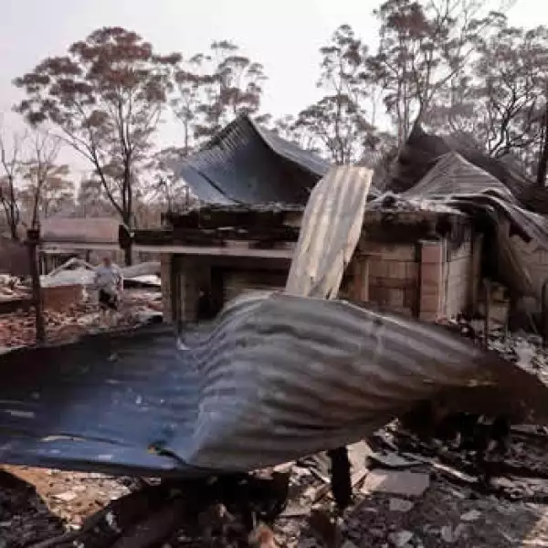 casa quemada en australia