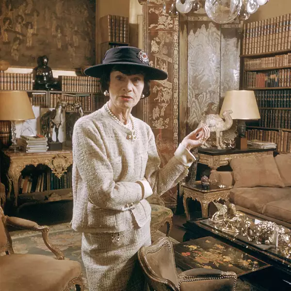 Coco Chanel In Paris, France In 1959 -