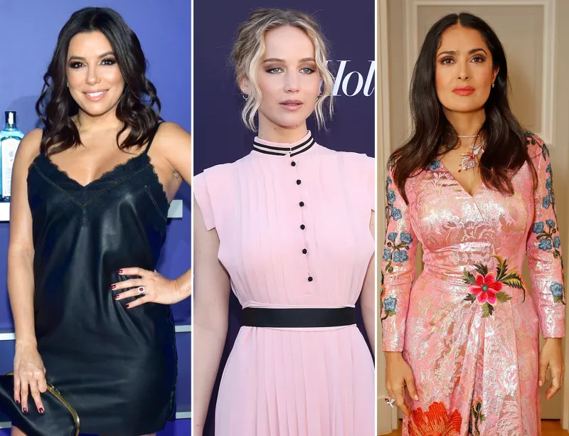 Eva Longoria, Jennifer Lawrence, Salma Hayek