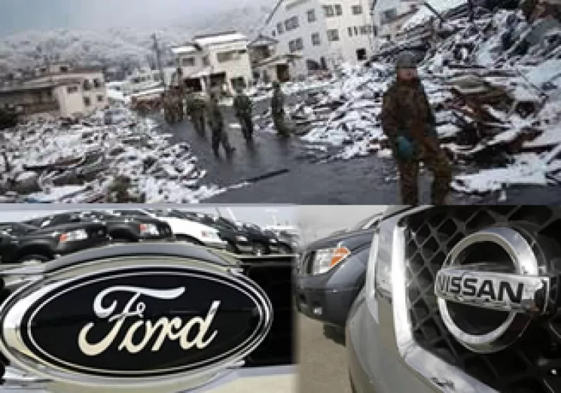 Nissan detendrá 5 plantas y Ford una por la escasez de piezas provenientes de Japón. (Foto: Especial)