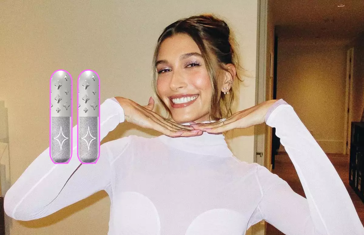 hailey bieber-half magic-glitter-shimmer-diamantina-purpurina-maquillaje-sombras-delineador-brillo-luminosidad-makeup.jpg