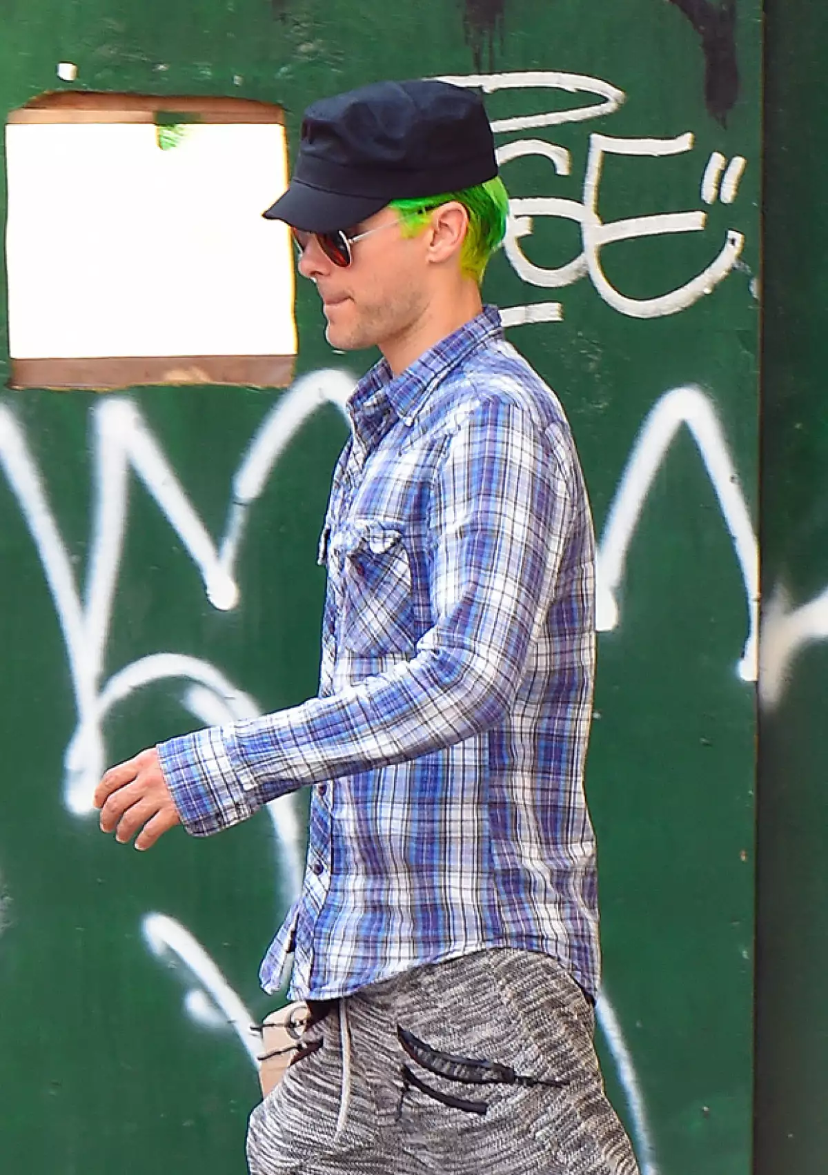 El actor se encuentra grabando su nueva película en la que interpreta al villano de Batman.