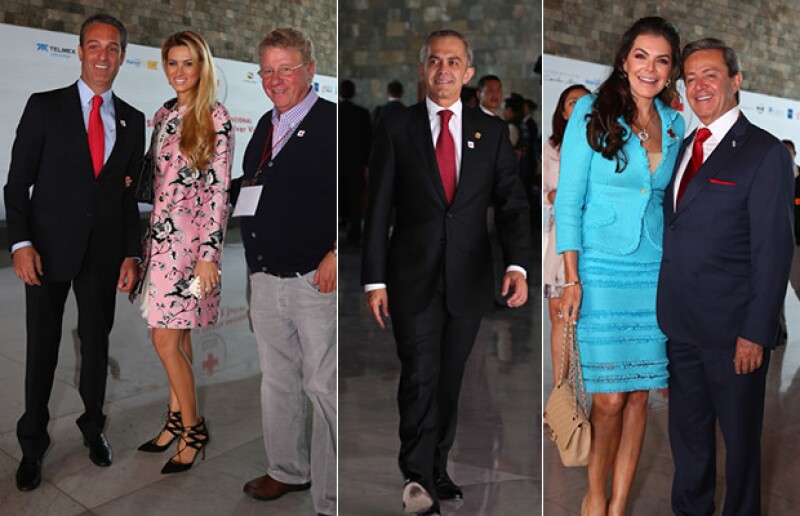 Carlos Slim Domit, María Elena Torruco, Carlos Alazraki, Miguel Ángel Mancera, Mariana Tort y Carlos Peralta.