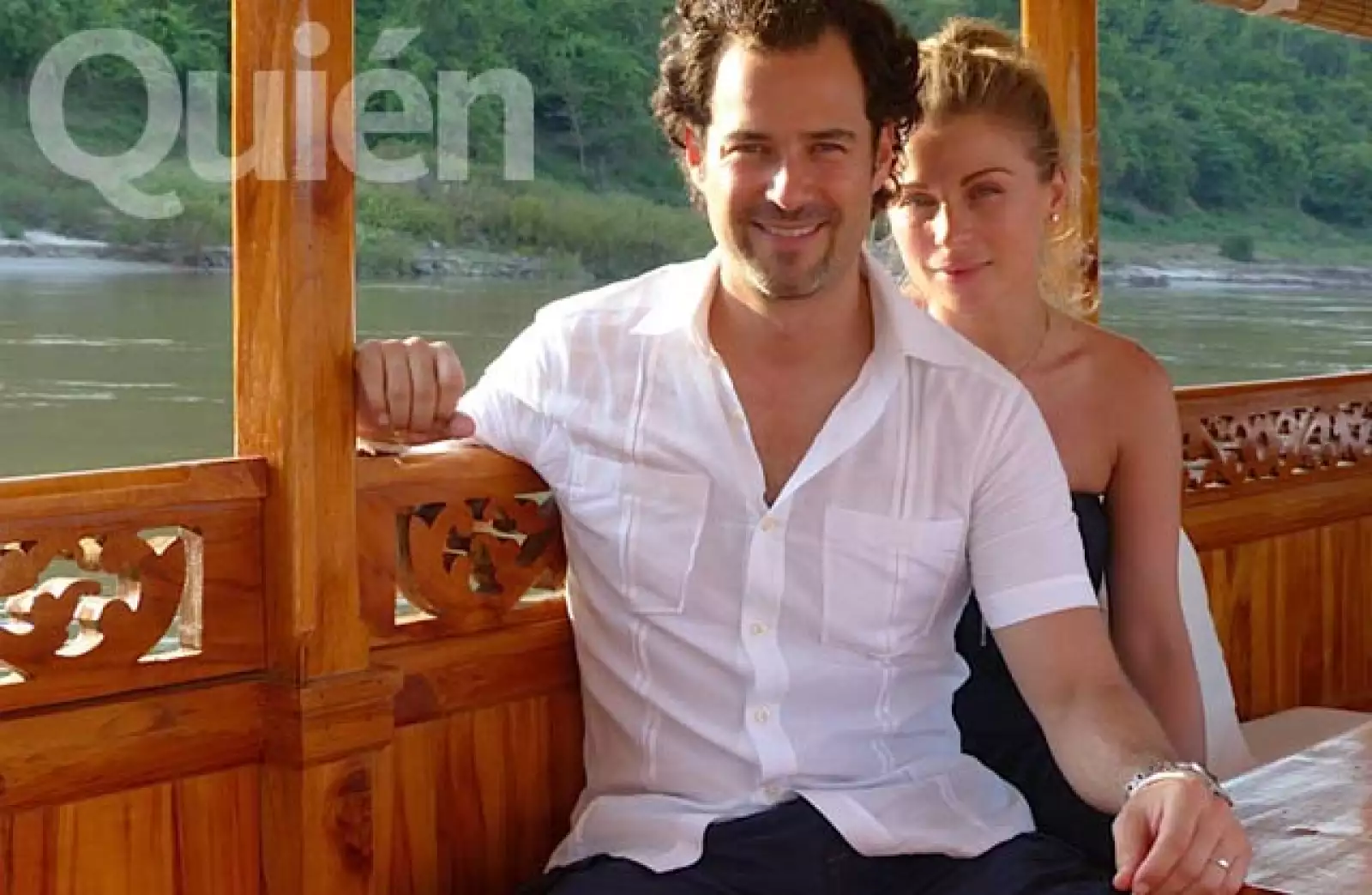 De paseo por el río Mekong, en Laos.