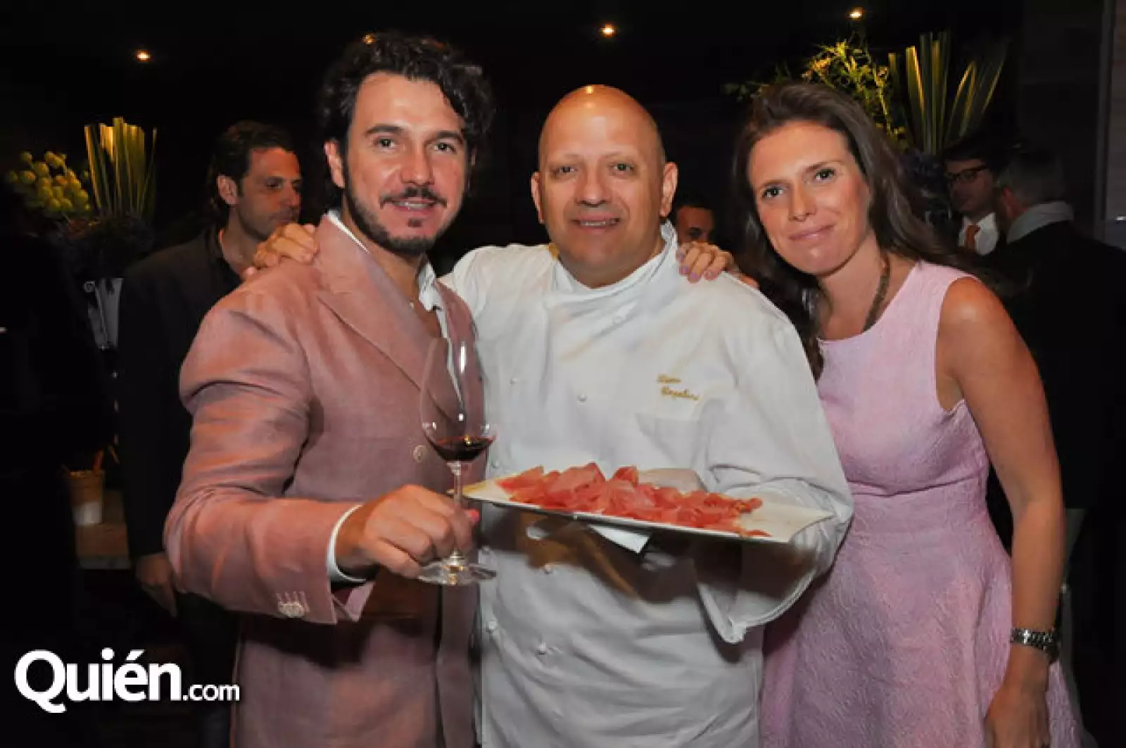 Rolly Pavia,Bruno Cingolavi y Galy Pavia.