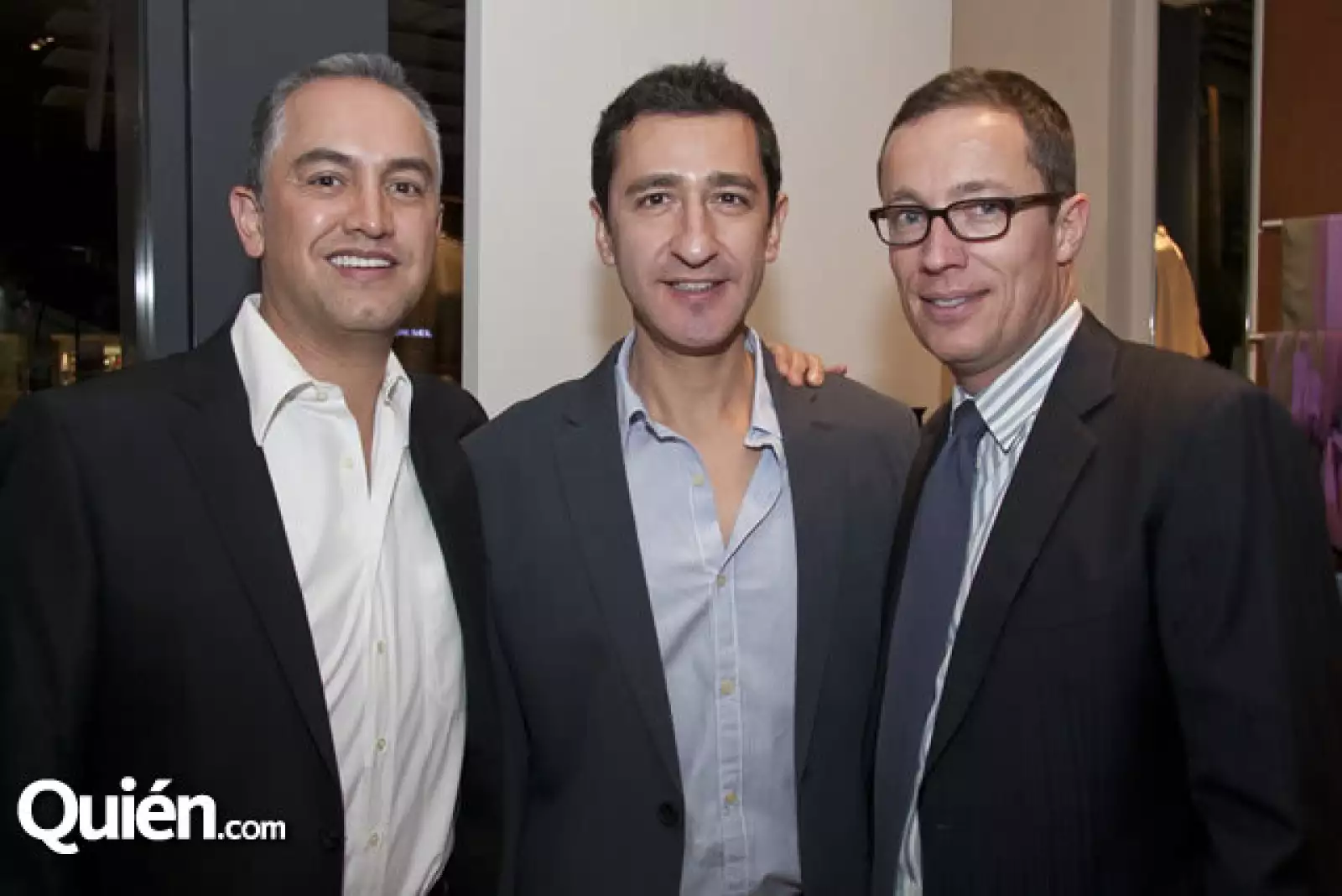 César Delgado, Luis Fernando Lozano y Norbert Lacaze