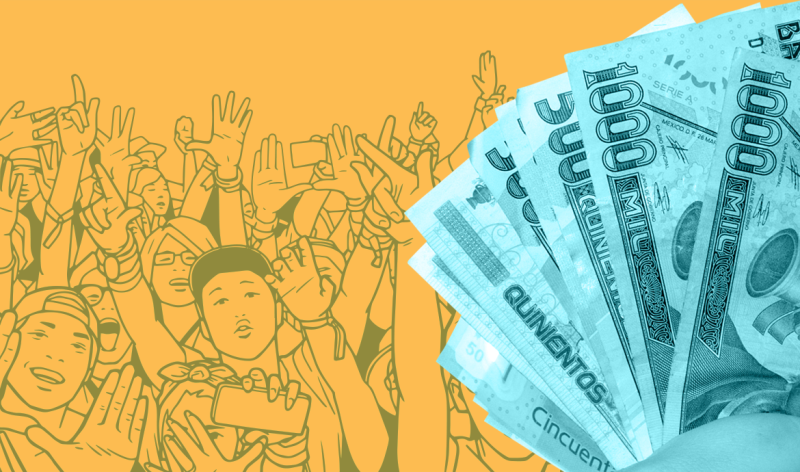 Dinero en campañas