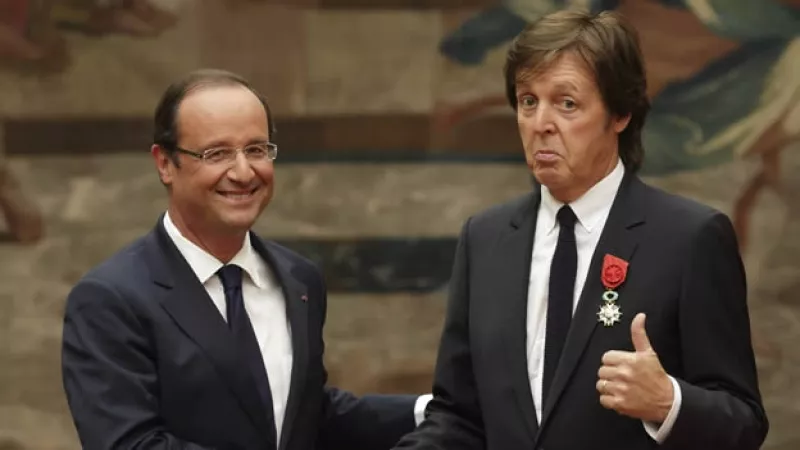 Paul McCartney - François Hollande
