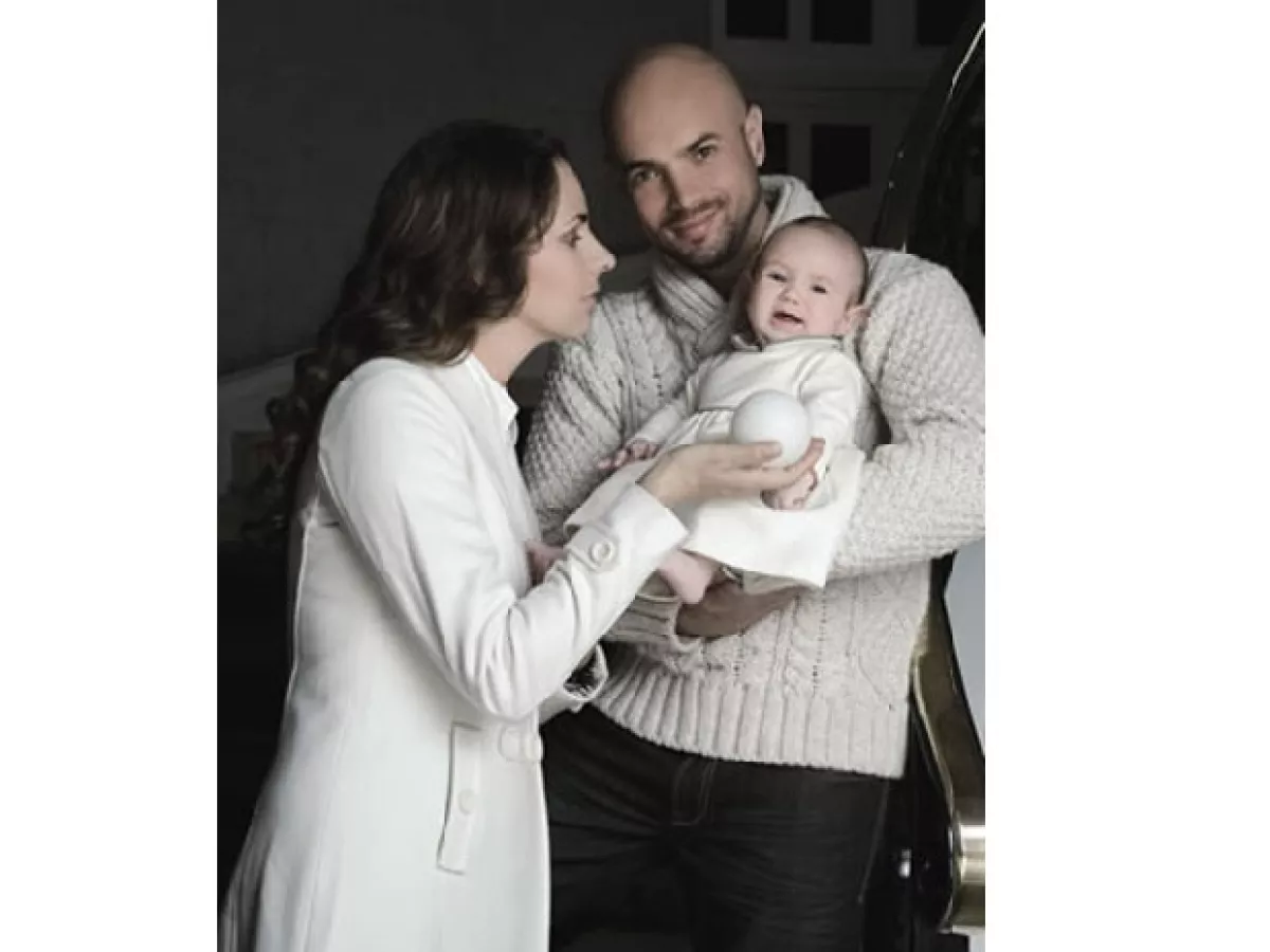 Vivianne y Javier presumieron a su hija Nikkia a Quién cuando la bebé tenía cinco meses.