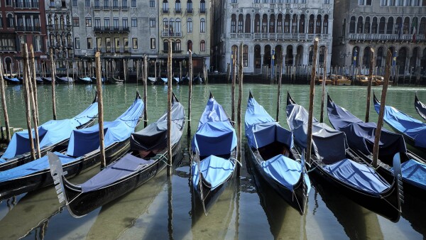 Clear water is seen in Venice's canals due to less tourists, motorboats and pollution, as the spread of the coronavirus disease (COVID-19) continues, in Venice