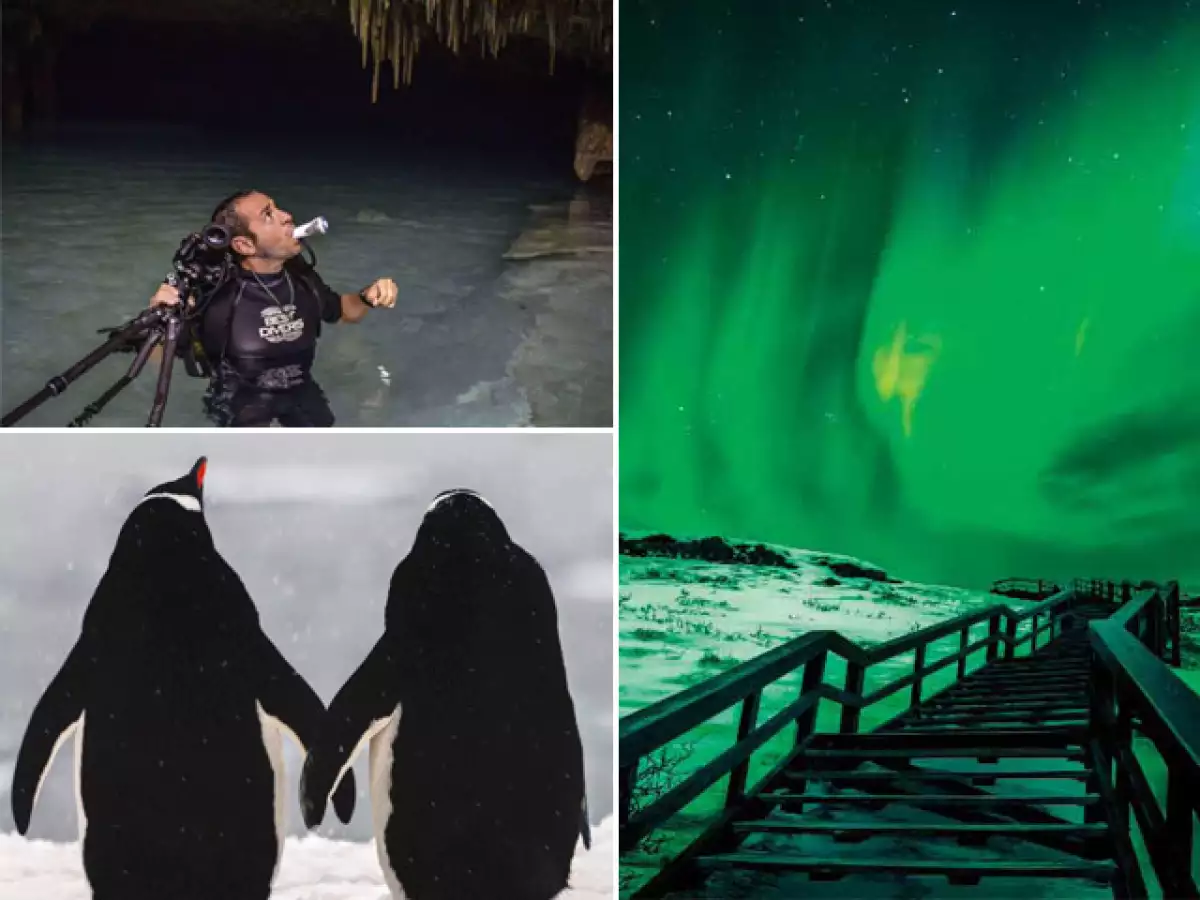 Pepe Soho en plena acción. Cada una de las fotos tiene una historia.