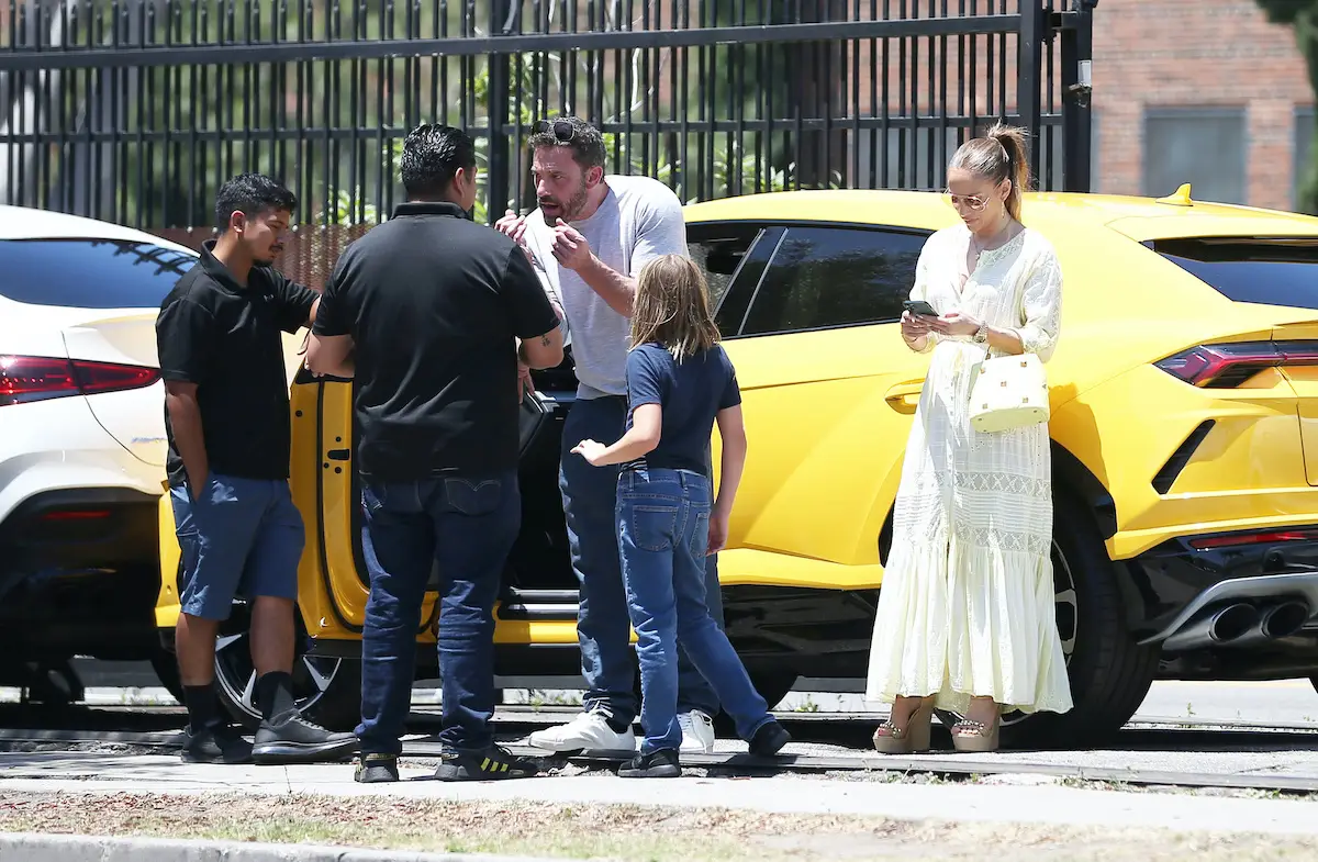PREMIUM EXC Ben Affleck, Jennifer Lopez, Samuel Affleck