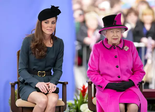 Kate Middleton y la reina Isabel II