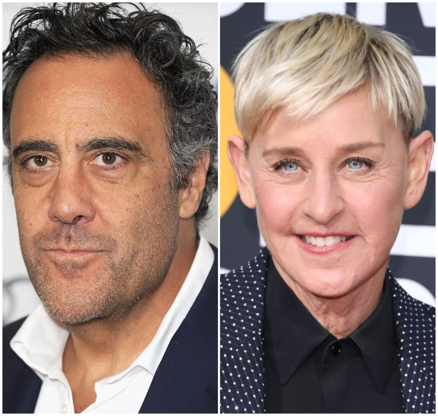 Brad Garrett y Ellen DeGeneres