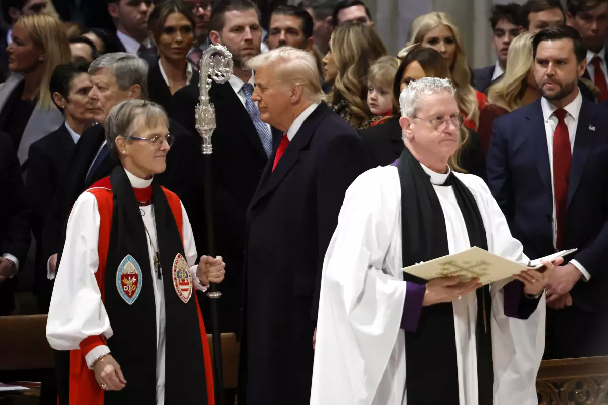 National Cathedral Holds A Service Of Prayer For The Nation